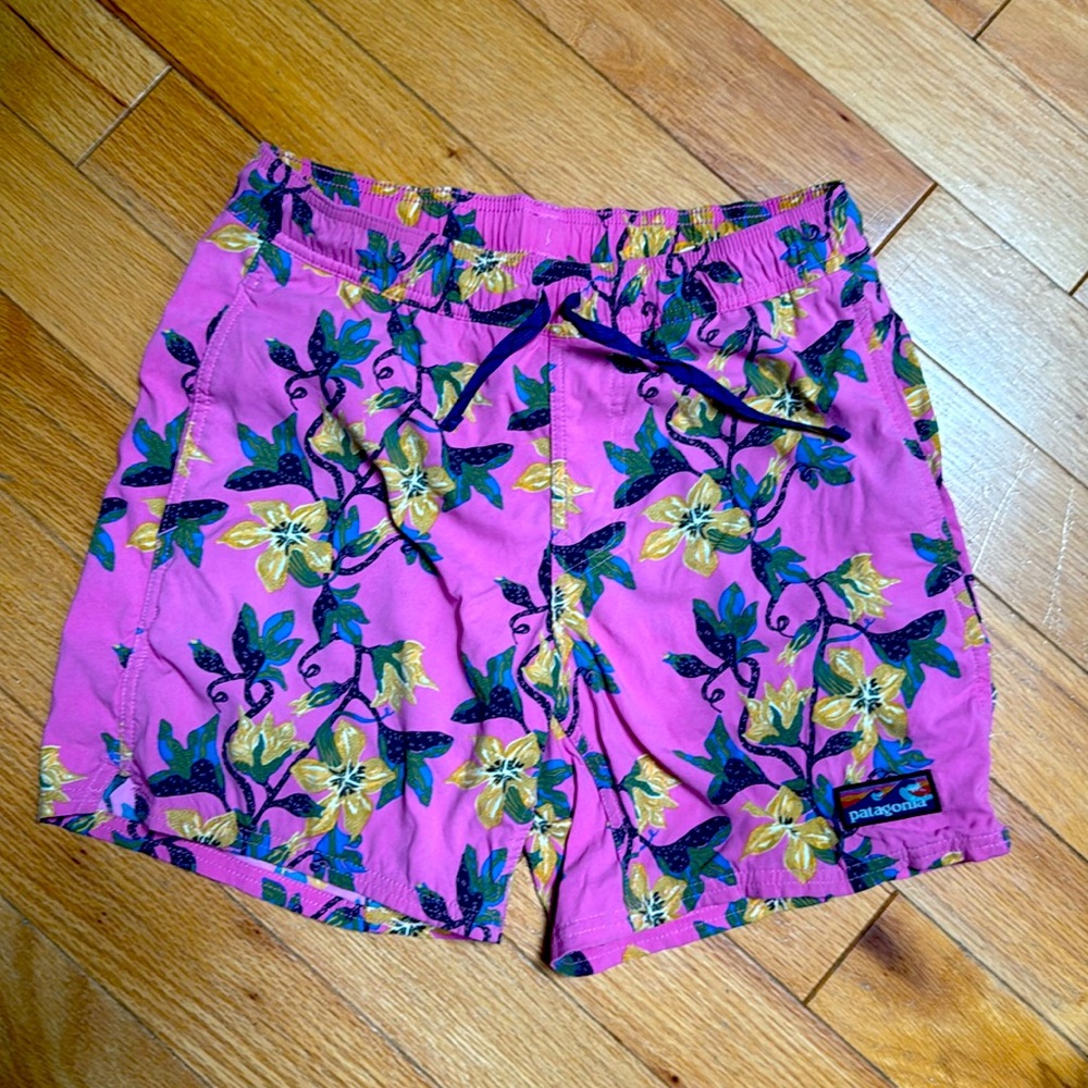 Men’s Patagonia Board Shorts - Pink Floral / Small